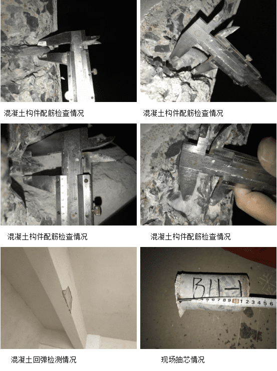 混凝土构件配筋检查情况